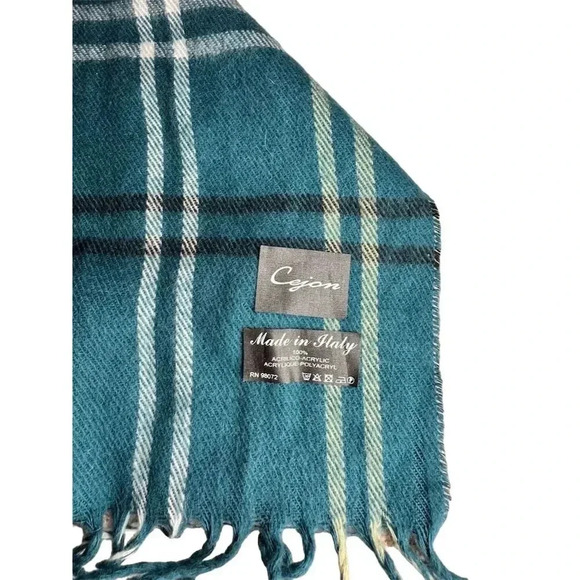 Cejon Unisex Multicolor Plaid Scarf for All Seasons - Picture 4 of 5